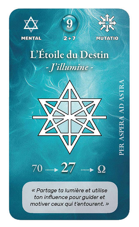 Carte Oracle de l'Étoile du Destin