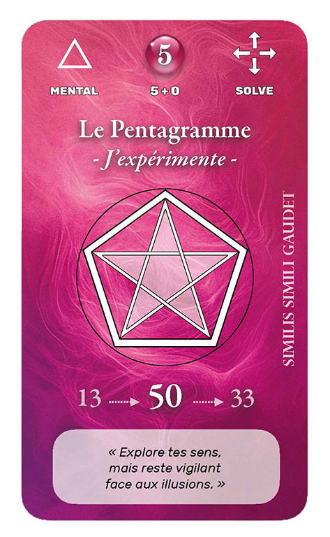 Carte Oracle du Pentagramme
