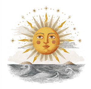 Le soleil, symbole de lumière, chaleur et vie
