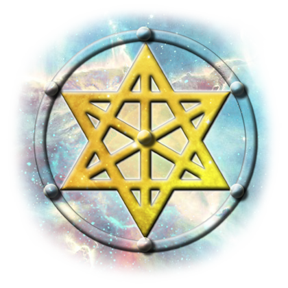 Hexagramme centré — symbole du nombre-source 70
