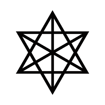 Hexagramme Centré Complet - Corps Intellectuel/Spirituel Contemplatif